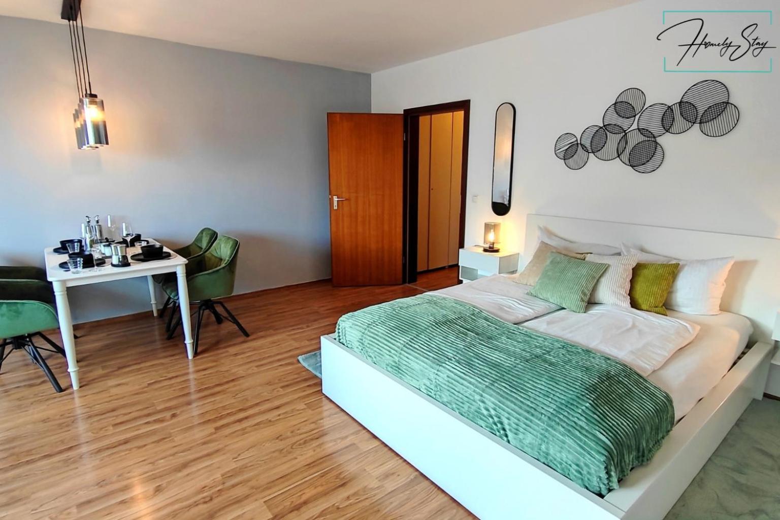 Homely Stay Serenity Greens - Stylisch Studio-Apartment With Kitchen - 10 Min To Central Station, Pet Friendly Munich Luaran gambar