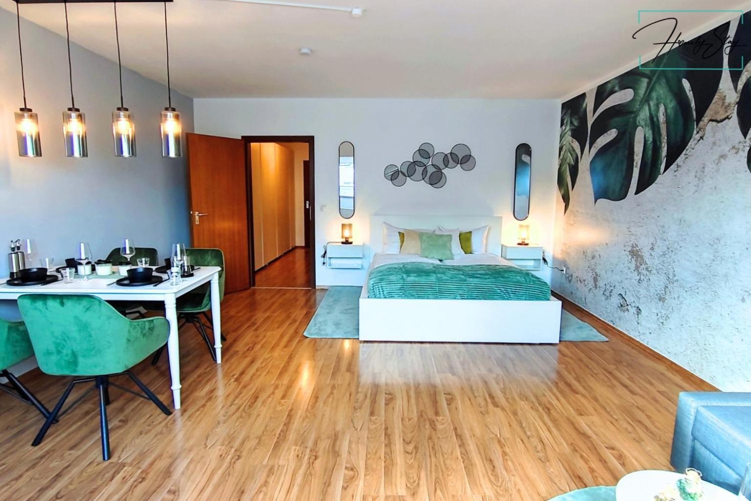 Homely Stay Serenity Greens - Stylisch Studio-Apartment With Kitchen - 10 Min To Central Station, Pet Friendly Munich Luaran gambar