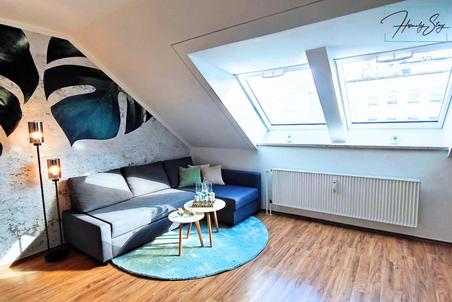 Homely Stay Serenity Greens - Stylisch Studio-Apartment With Kitchen - 10 Min To Central Station, Pet Friendly Munich Luaran gambar