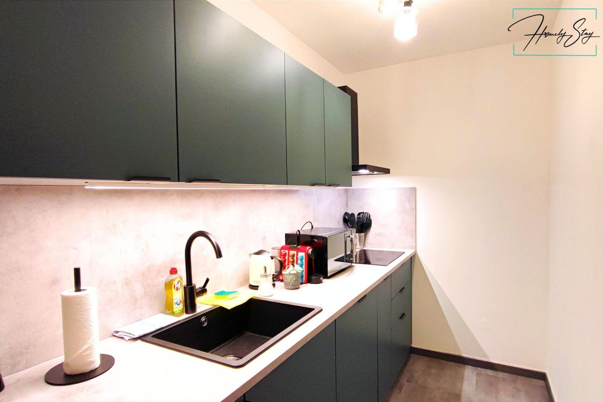 Homely Stay Serenity Greens - Stylisch Studio-Apartment With Kitchen - 10 Min To Central Station, Pet Friendly Munich Luaran gambar